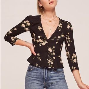 Reformation Sweetie Top in Contessa